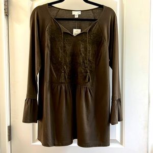 J Jill long sleeve blouse